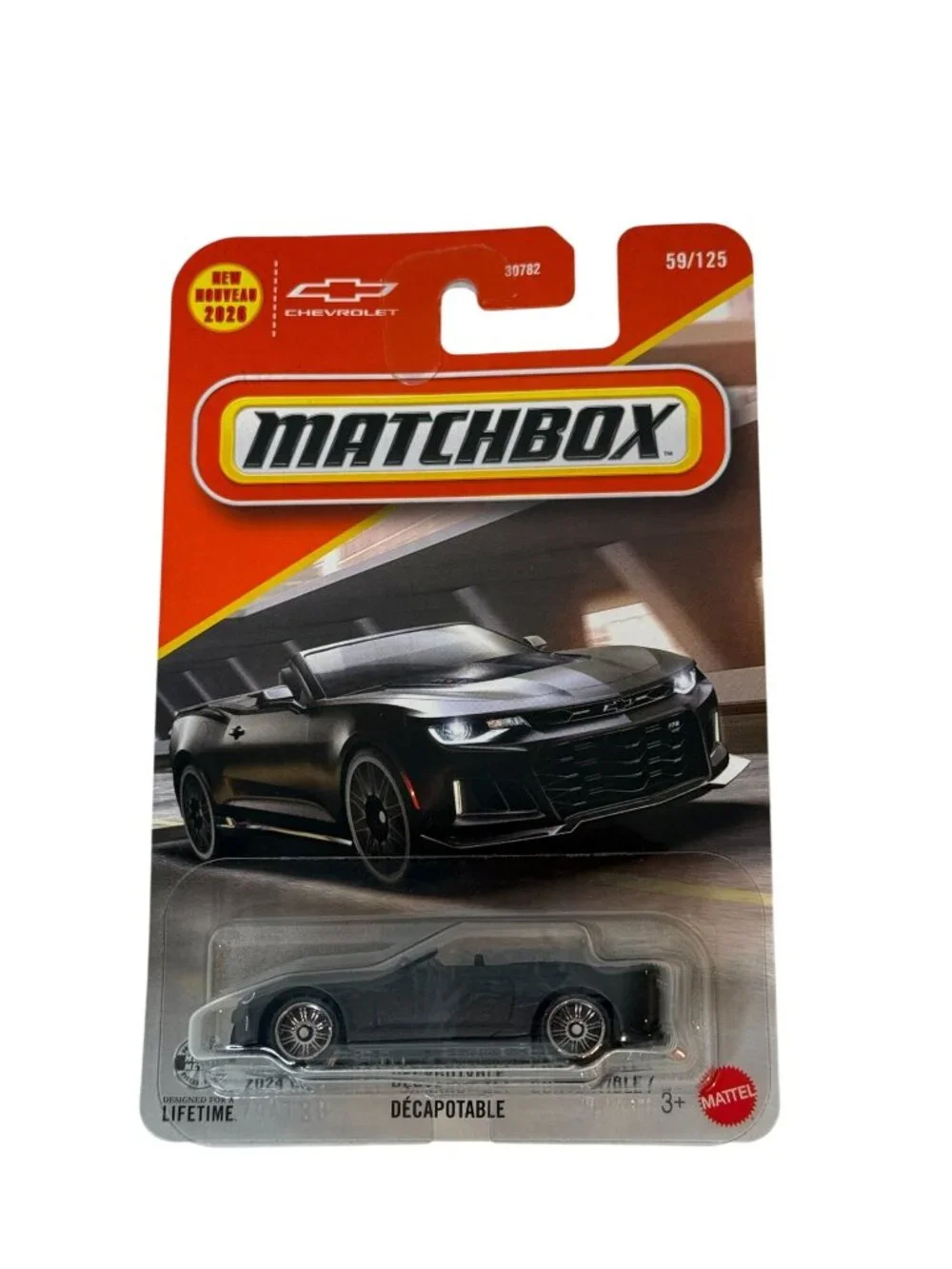 2026 Matchbox 2024 Chevrolet Camaro ZL1 Convertible 59/125 Decapotable